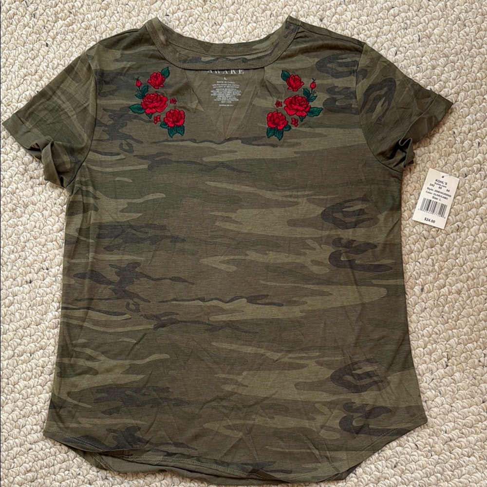 Awake Olive Camo T-Shirt
